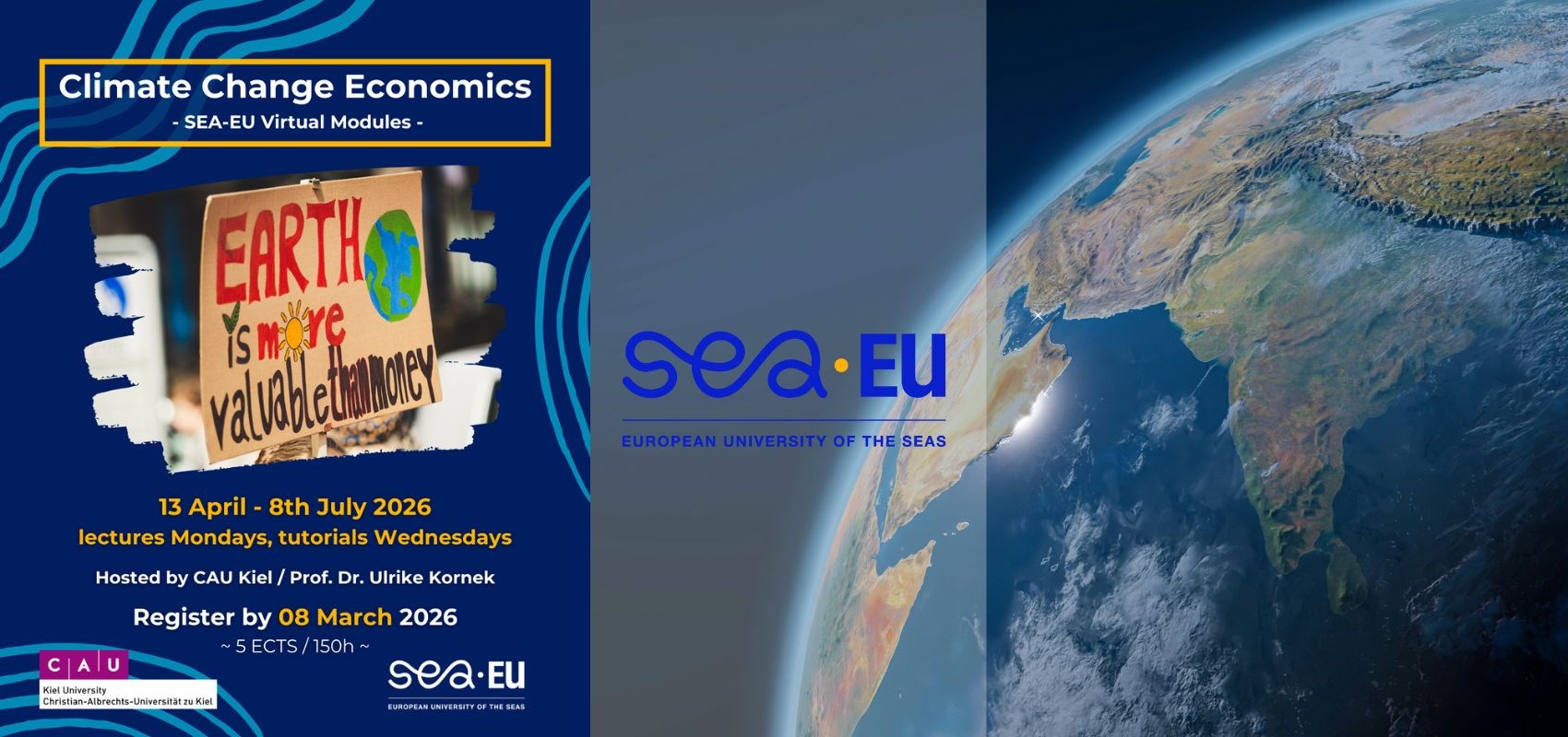 Join new SEA-EU Virtual Module: Climate Change Economics!